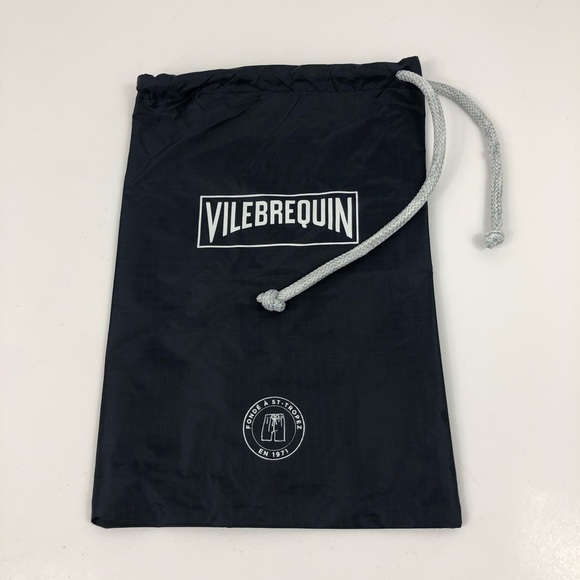 Genuine Vilebrequin Swim Trunks Storage drawstring Bag navy - Picture 1 of 4